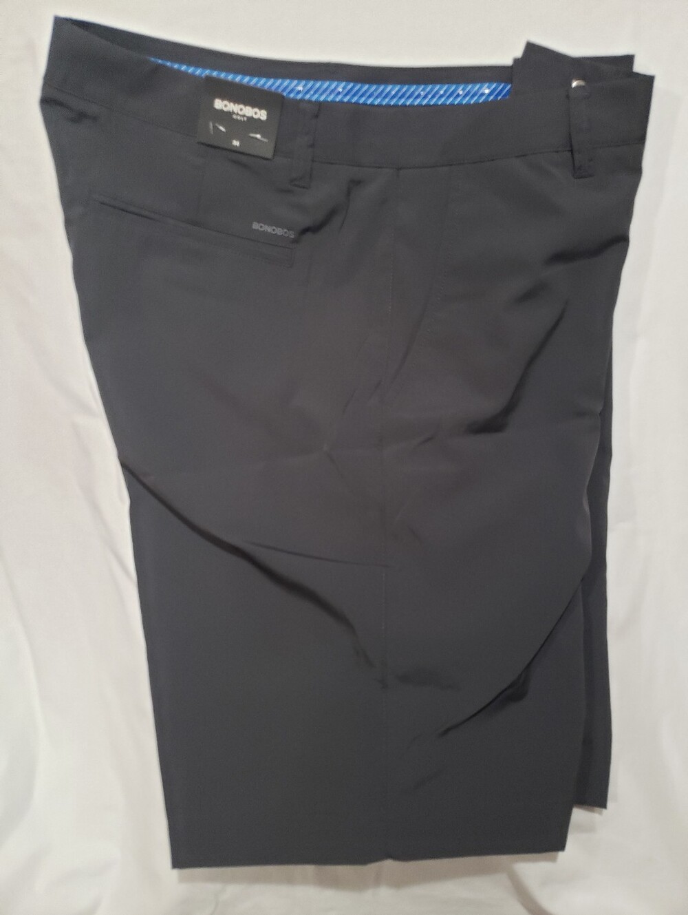 Bonobos Men's Grey Flat-Front Dress Shorts